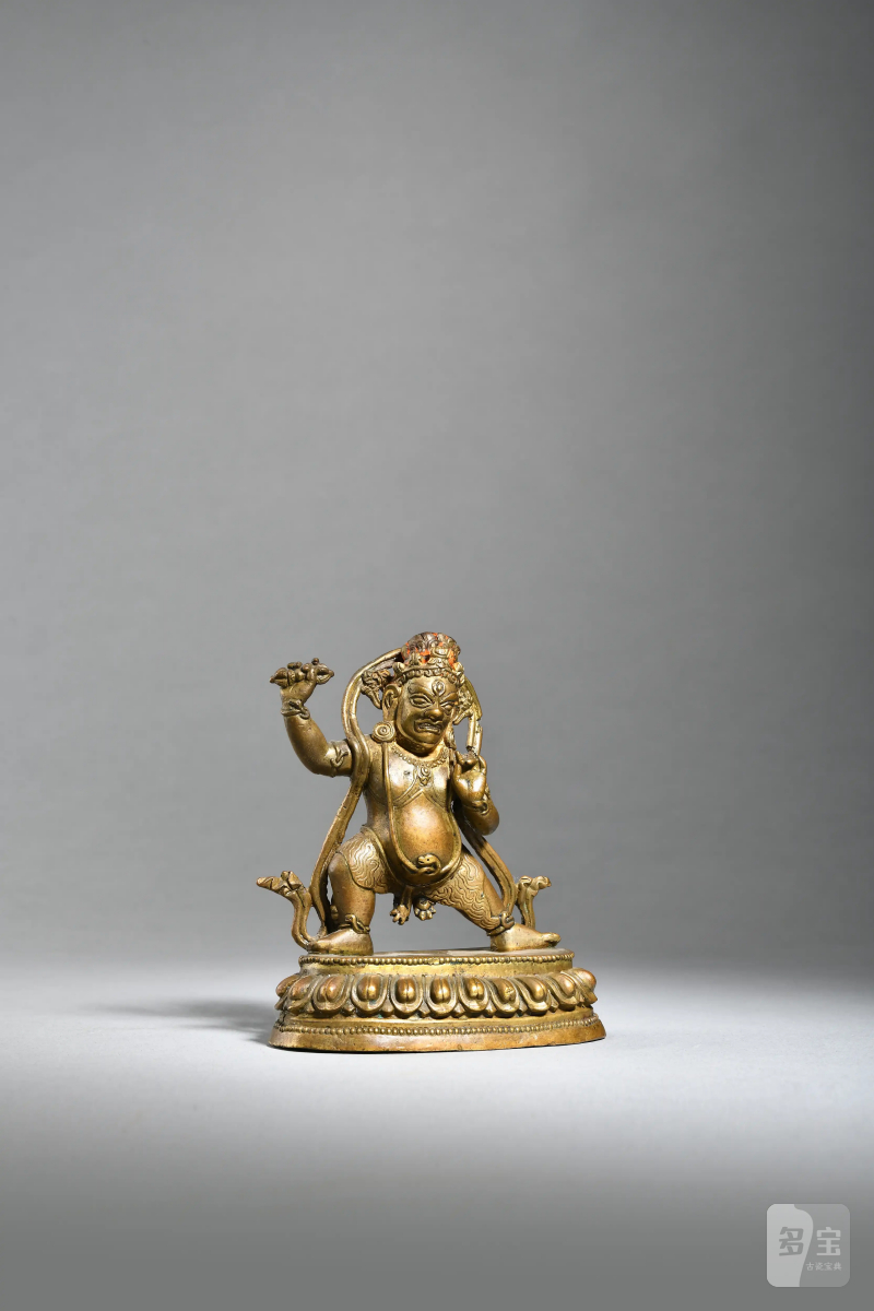 清乾隆（1736-1795年） 金刚手菩萨像 - 图2